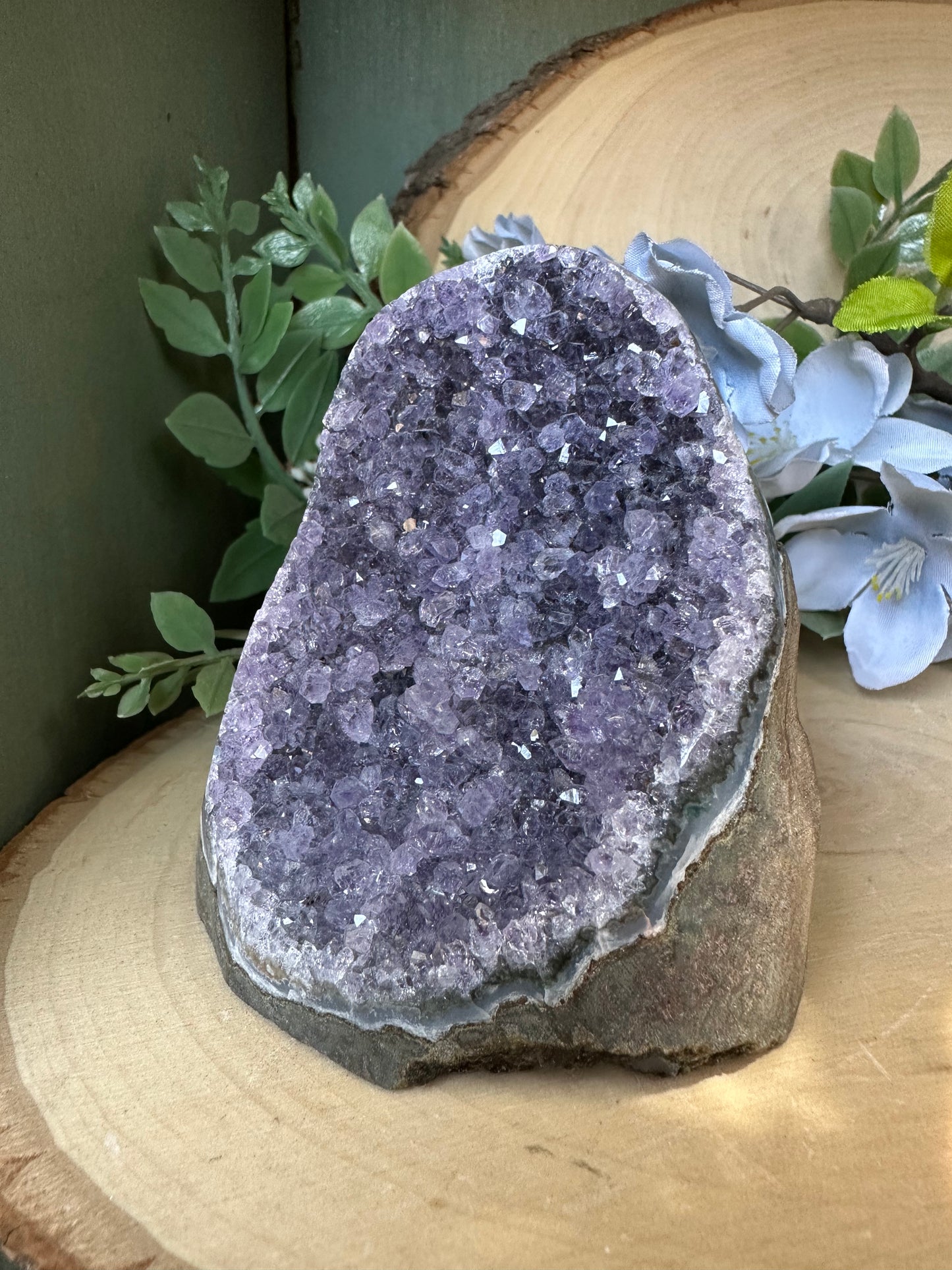 Cut Base Amethyst Crystal