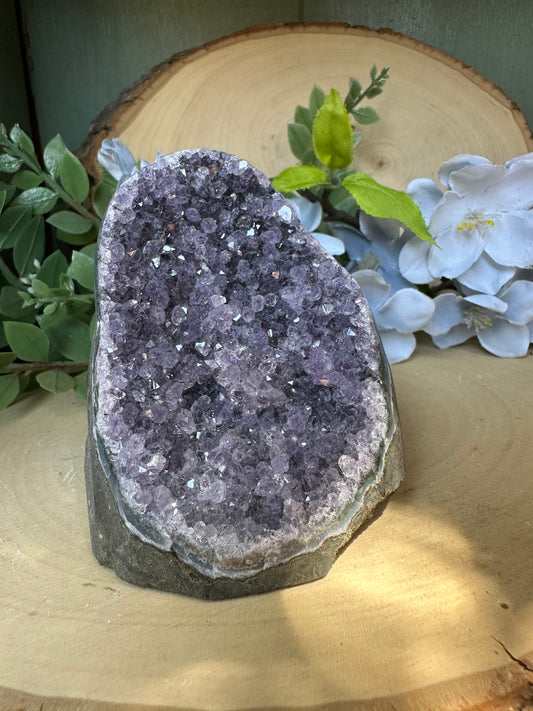 Cut Base Amethyst Crystal