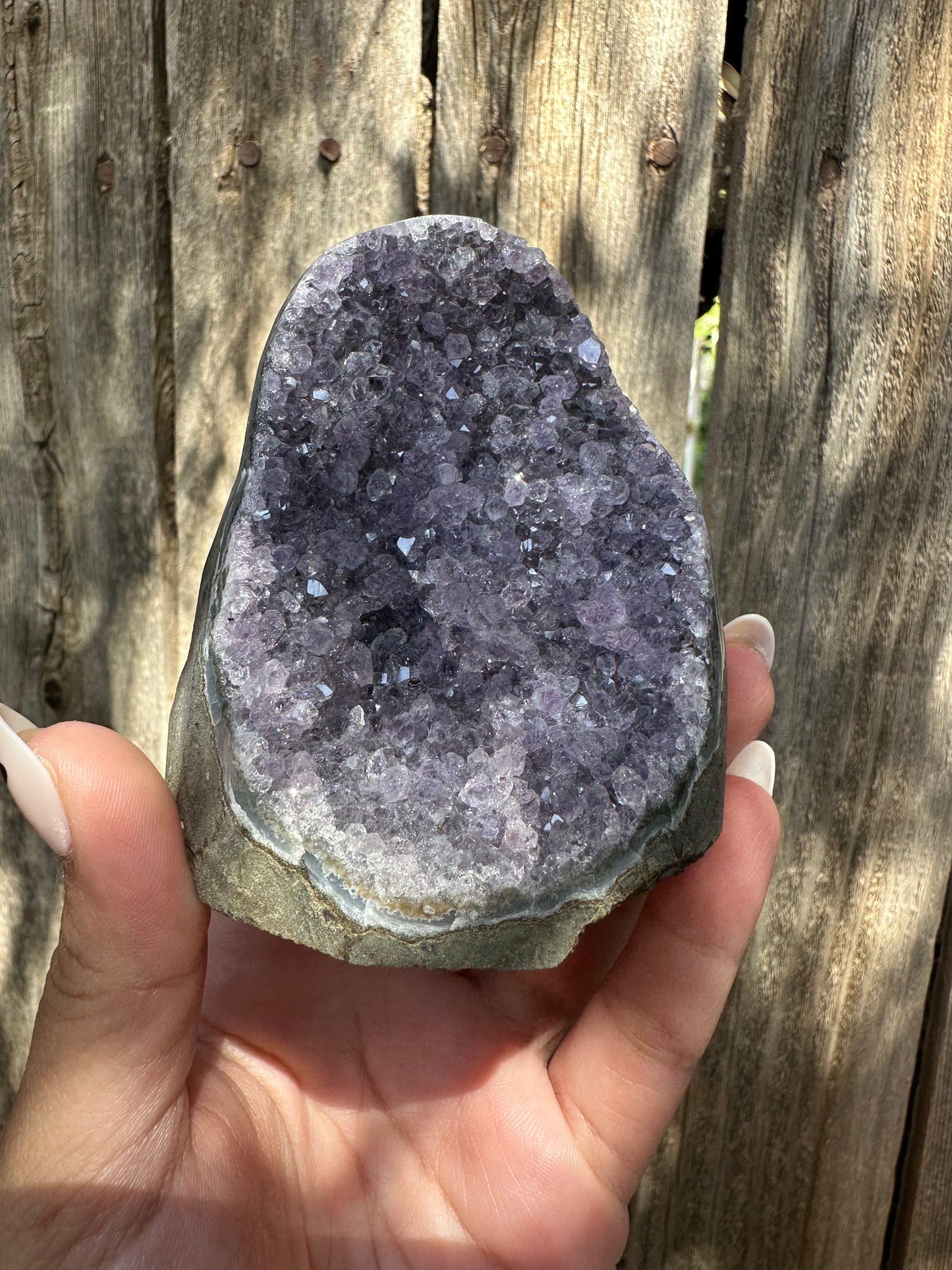 Cut Base Amethyst Crystal