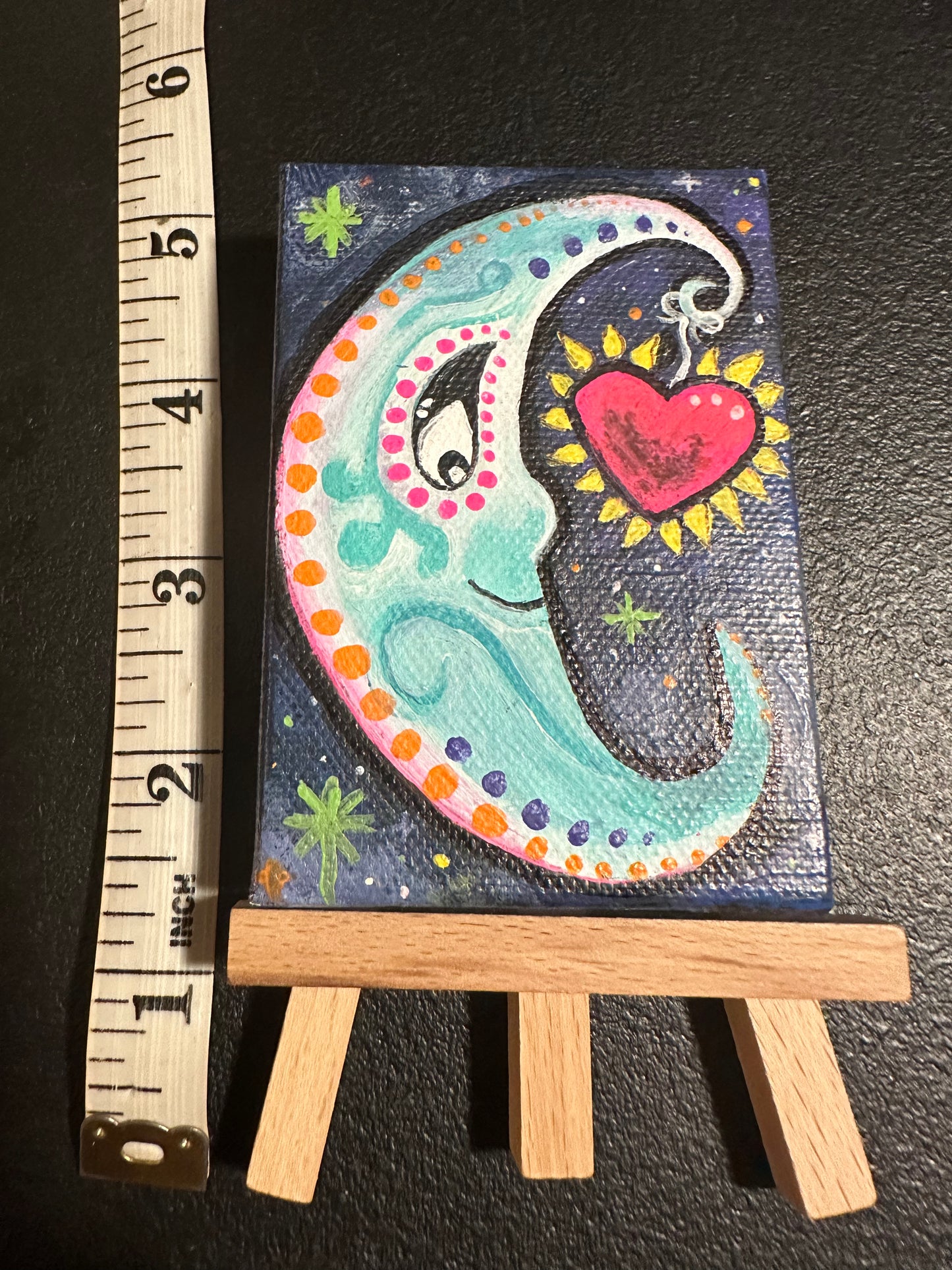 Mini moon Canvas