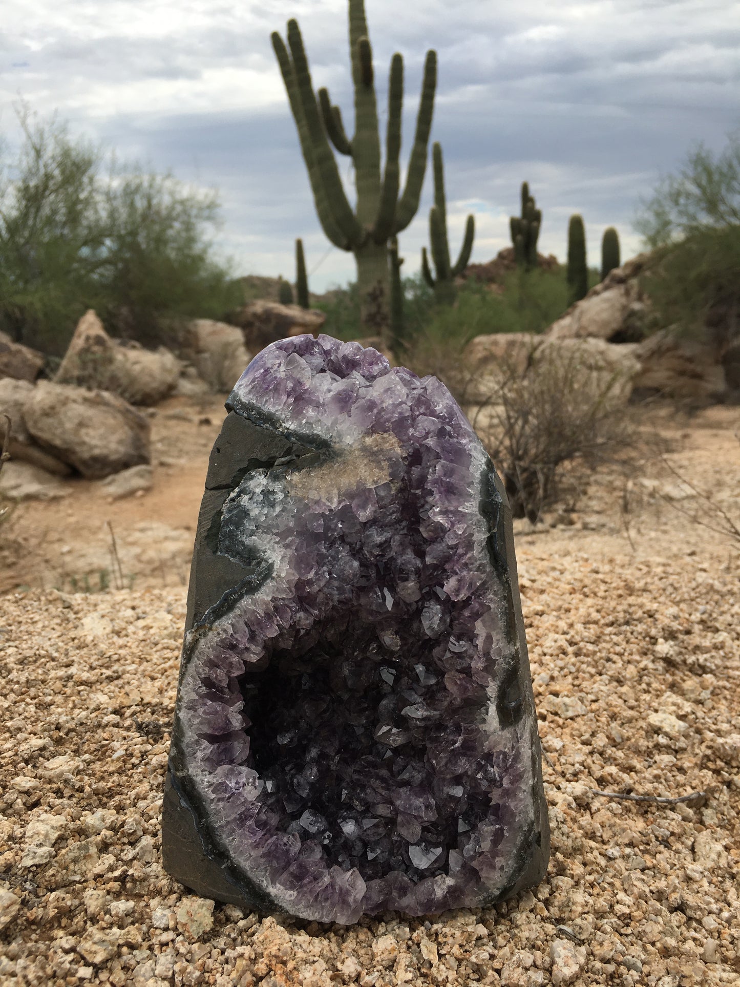 Amethyst Cut Base Crystal