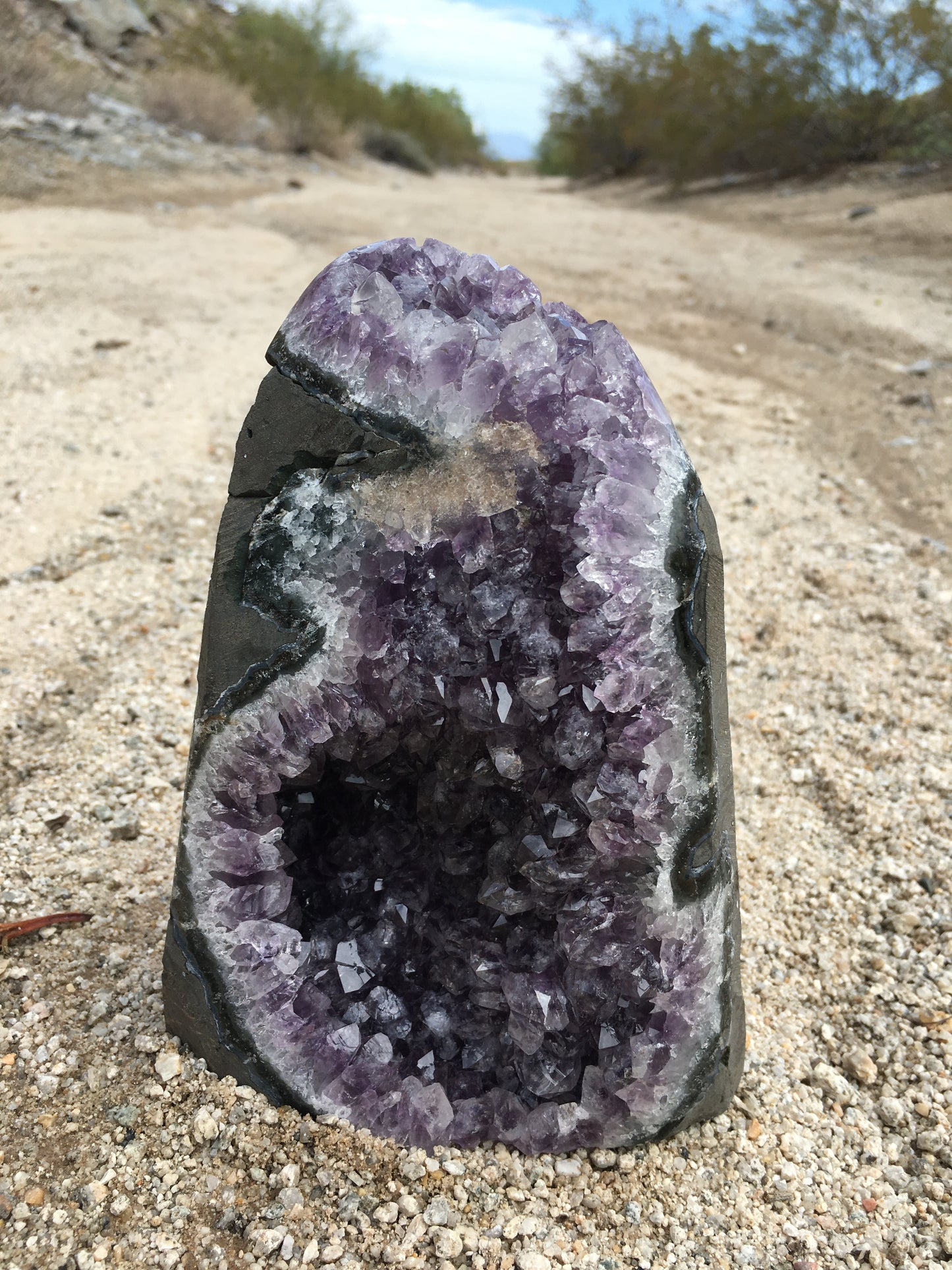 Amethyst Cut Base Crystal