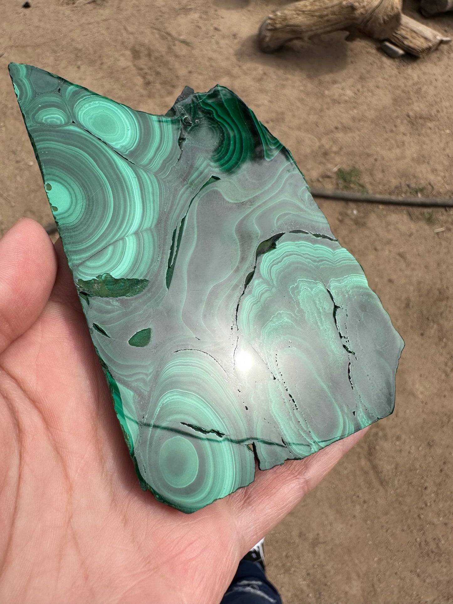 Slabbed Malachite