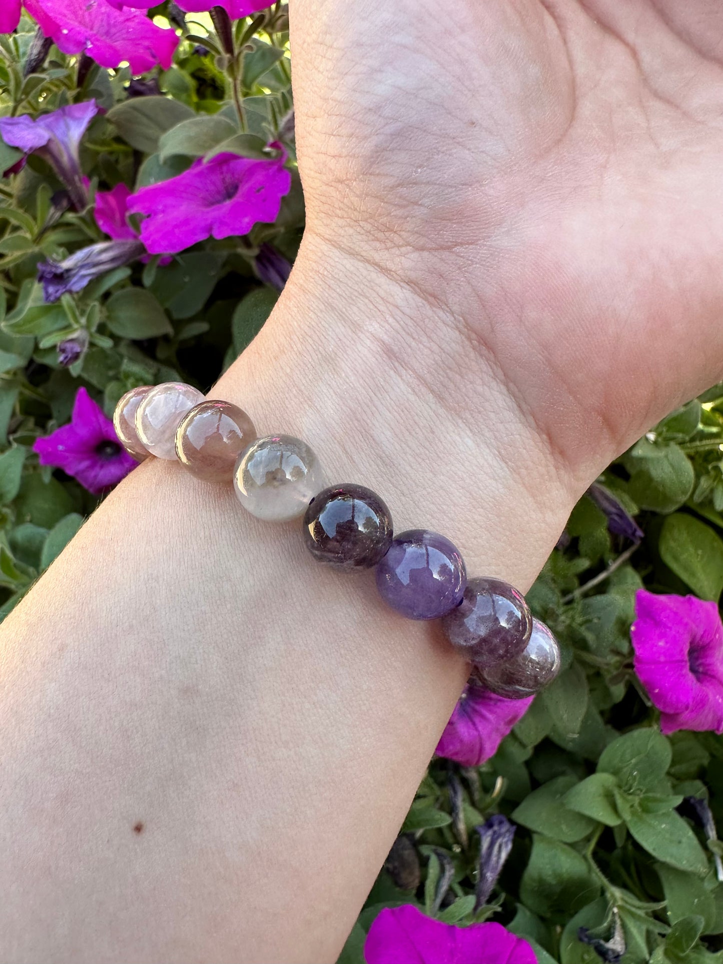 Beaded Amethyst Bracelet