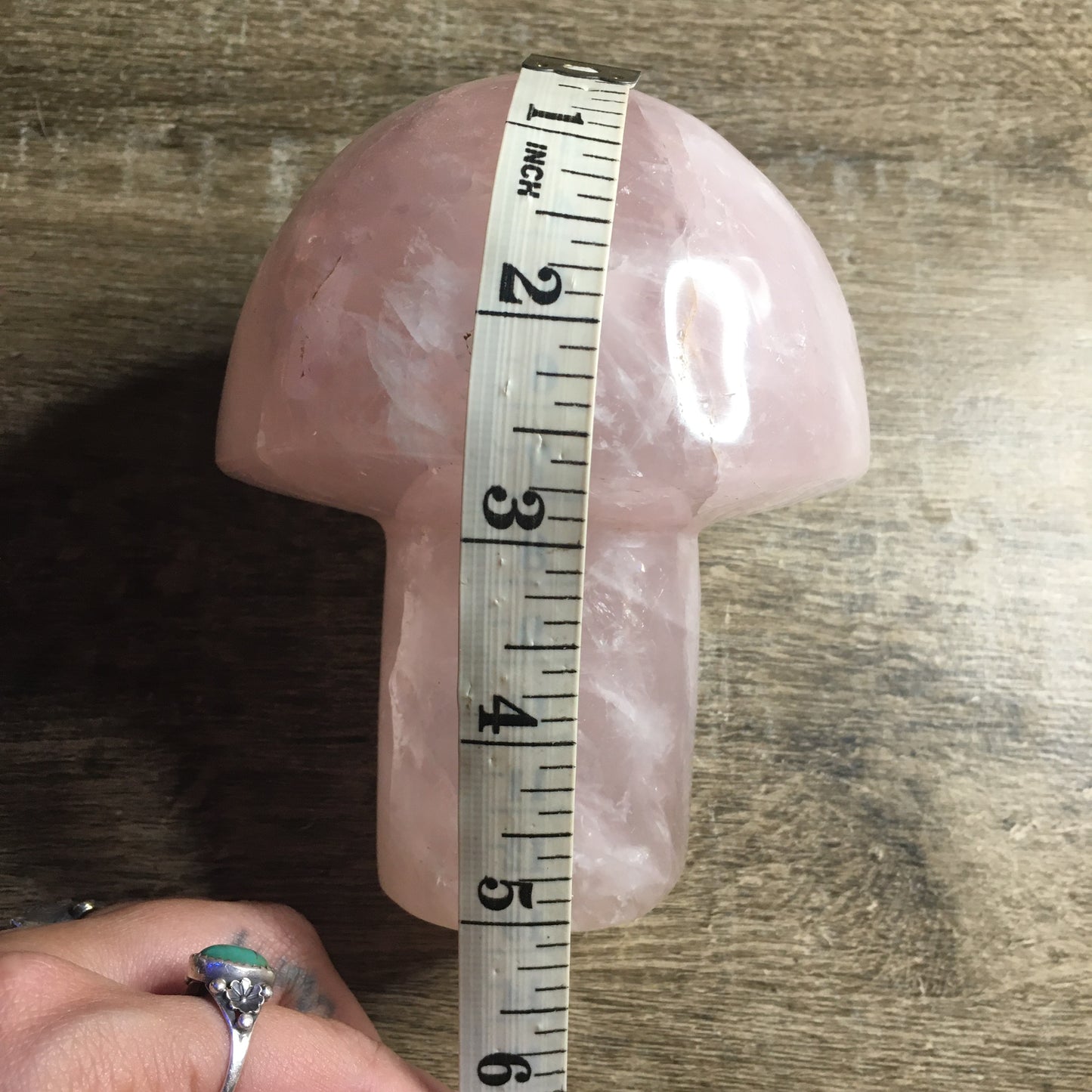 Rose Quartz Mushroom