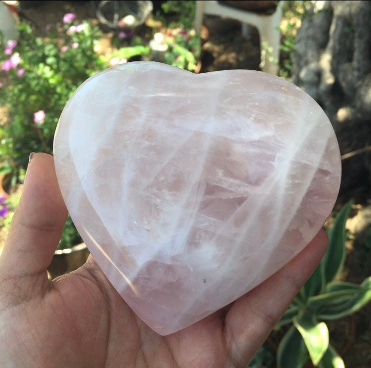 Rose Quartz Heart