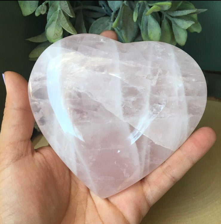 Rose Quartz Heart