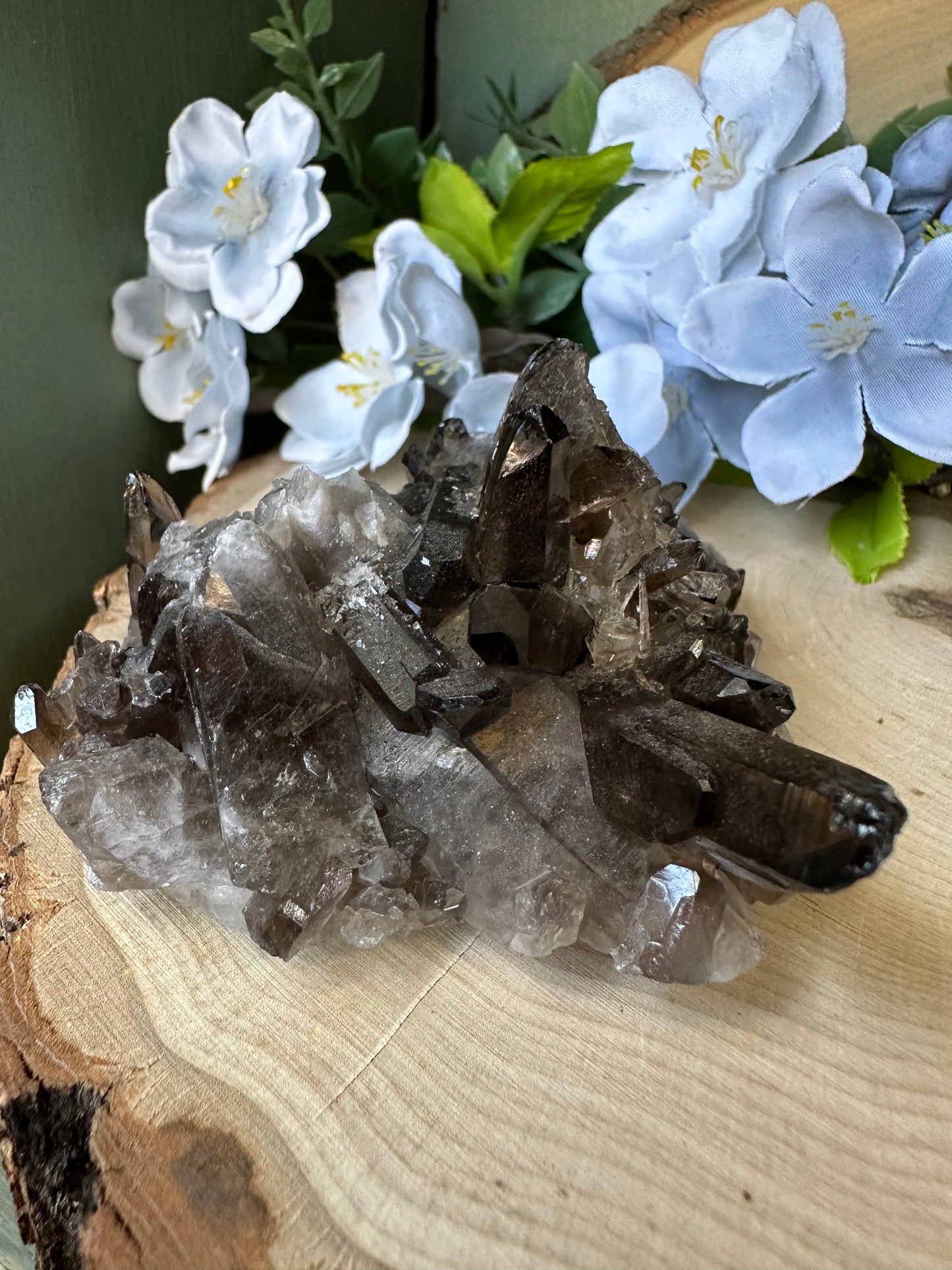 Smoky Quartz Cluster