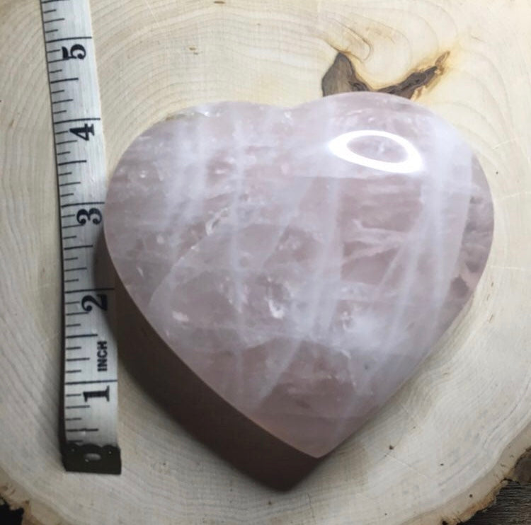 Rose Quartz Heart