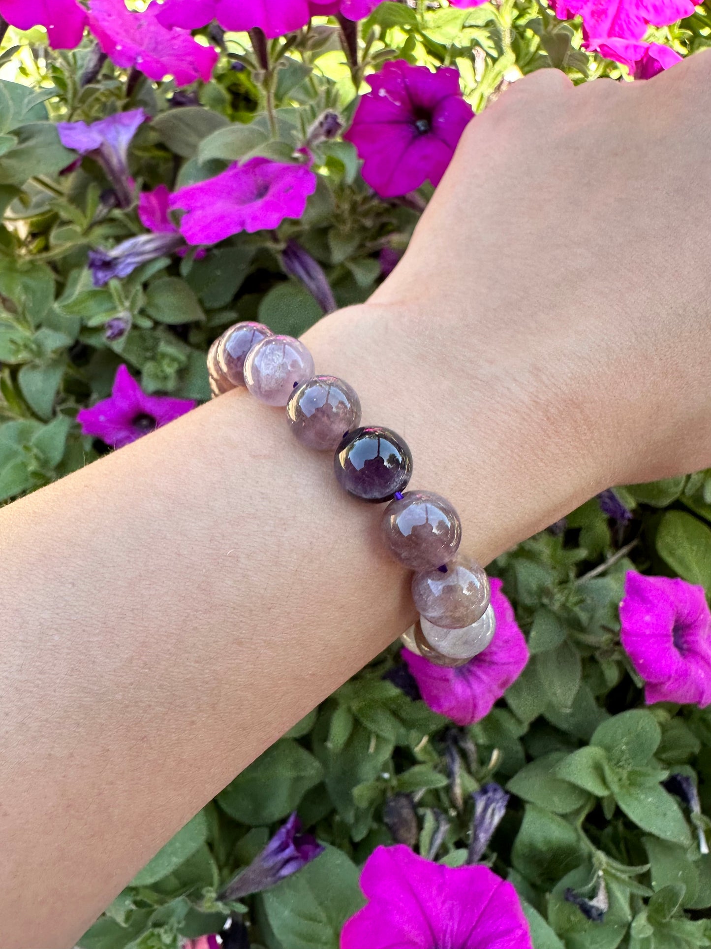 Beaded Amethyst Bracelet